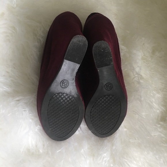 Beautiful burgundy boots - Picture 5 of 6